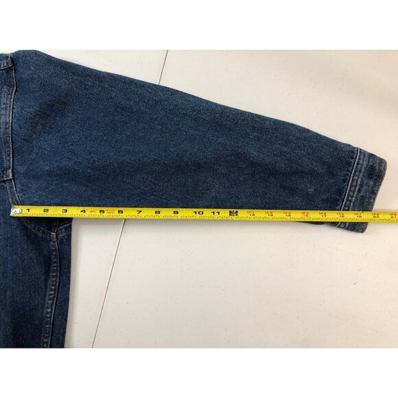 Austin Clothing Co. Blue Denim Jacket Mens XL Button-Up Heavyweight 100% Cotton - Picture 13 of 15